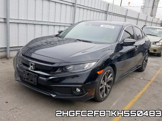 2HGFC2F87KH550483 фото 3