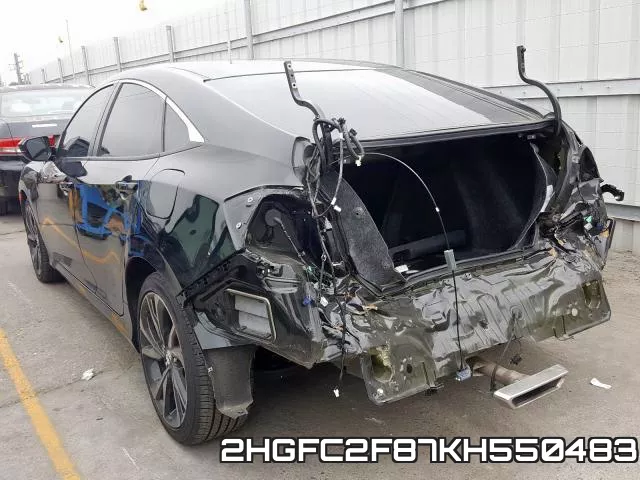 2HGFC2F87KH550483 фото 4