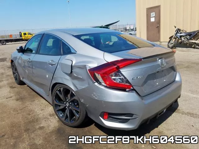 2HGFC2F87KH604560 фото 4