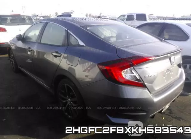 2HGFC2F8XKH583543 фото 4
