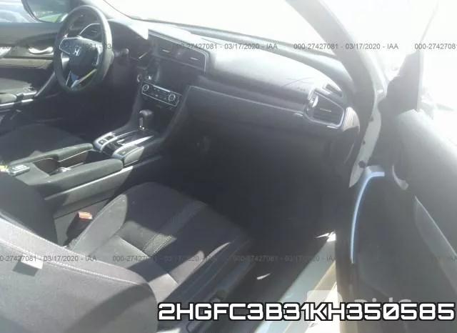2HGFC3B31KH350585 фото 6