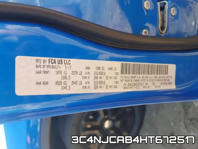3C4NJCAB4HT672517 фото 2