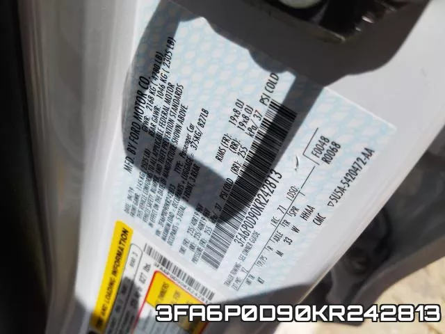 3FA6P0D90KR242813 фото 2