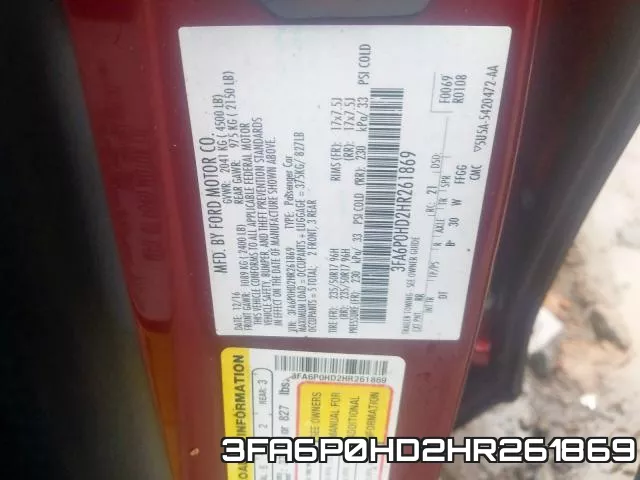 3FA6P0HD2HR261869 фото 2
