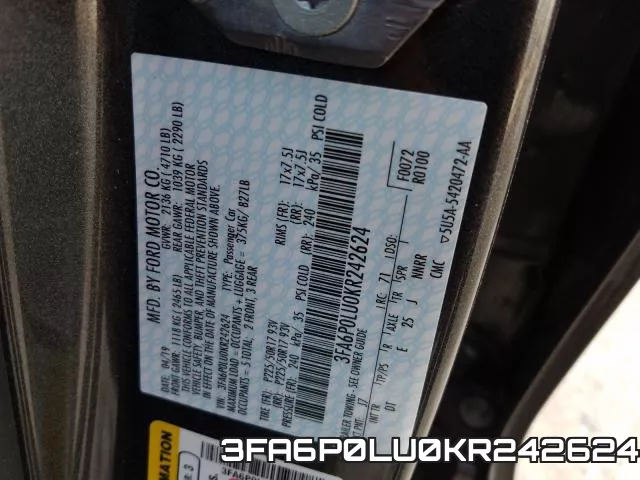 3FA6P0LU0KR242624 фото 2