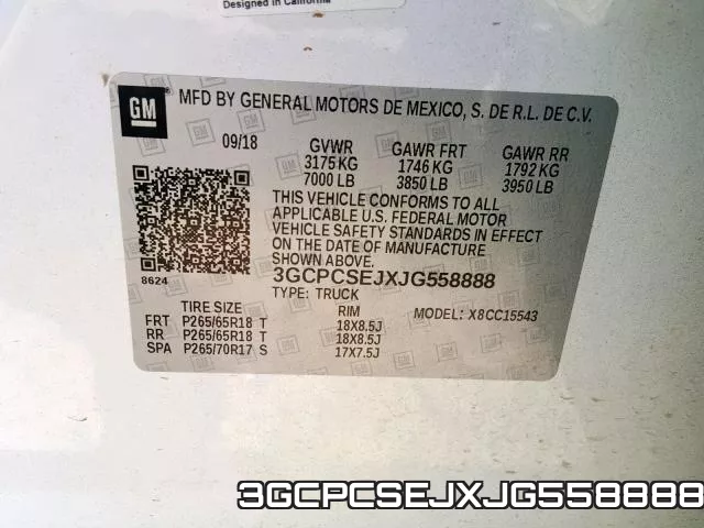 3GCPCSEJXJG558888 фото 2