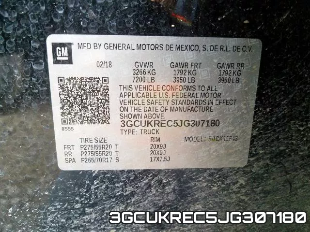 3GCUKREC5JG307180 фото 2