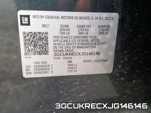 3GCUKRECXJG146146 фото 2