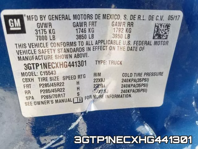 3GTP1NECXHG441301 фото 2