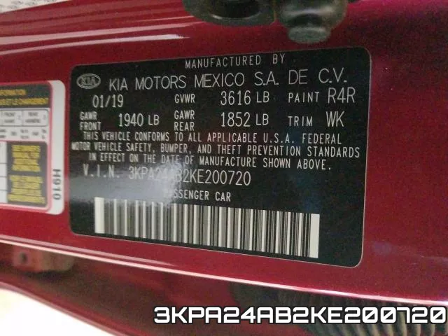 3KPA24AB2KE200720 фото 2