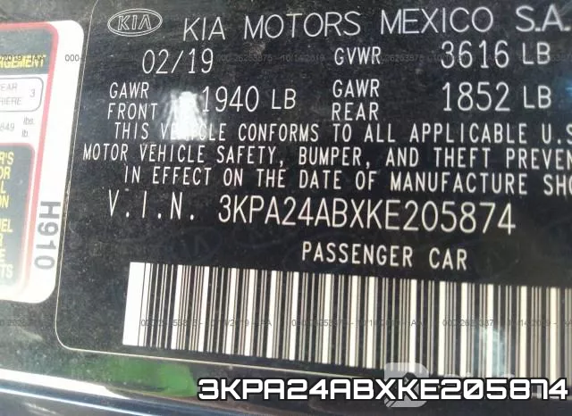 3KPA24ABXKE205874 фото 10