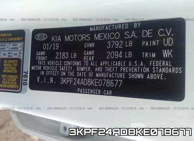 3KPF24AD8KE078677 фото 10