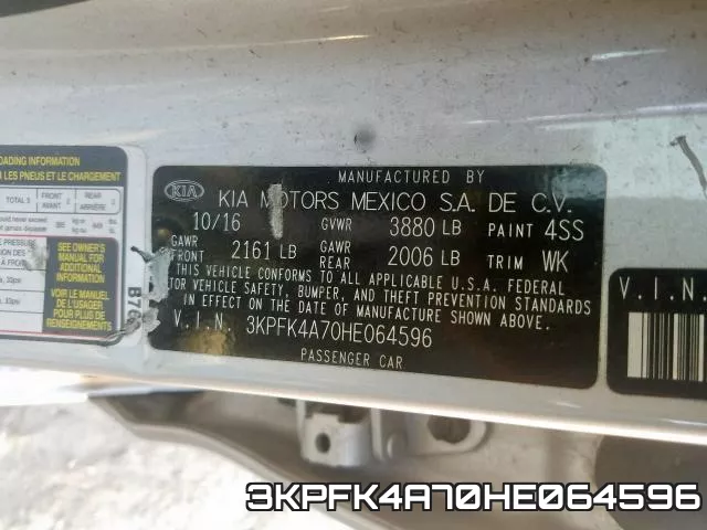 3KPFK4A70HE064596 фото 2