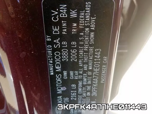 3KPFK4A77HE011443 фото 2