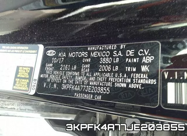 3KPFK4A77JE203855 фото 10