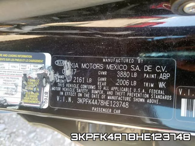 3KPFK4A78HE123748 фото 2