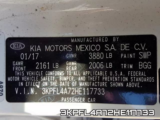 3KPFL4A72HE117733 фото 2