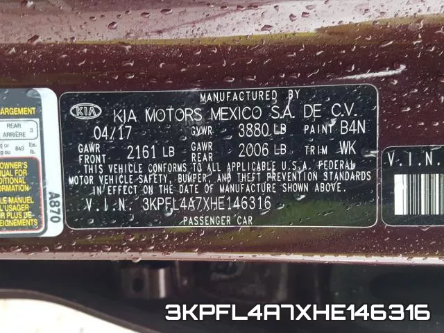 3KPFL4A7XHE146316 фото 2
