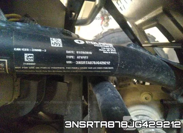 3NSRTA878JG429212 фото 2