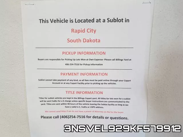 3NSVEL929KF579912 фото 10