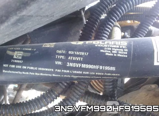 3NSVFM990HF919585 фото 2