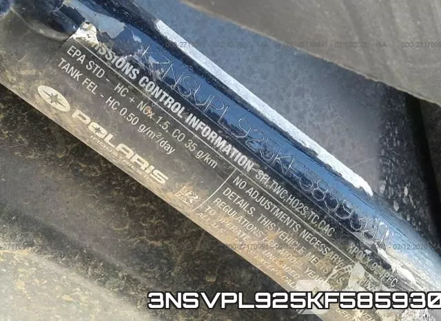 3NSVPL925KF585930 фото 2