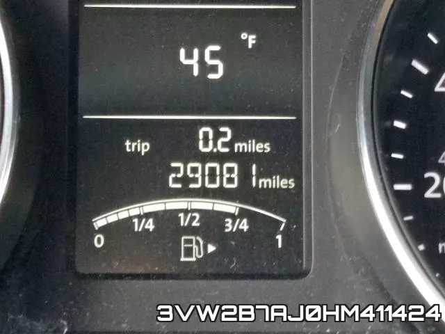 3VW2B7AJ0HM411424 фото 9