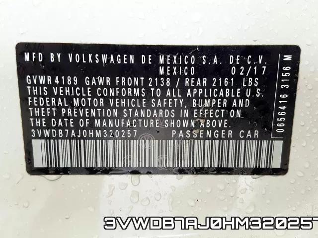 3VWDB7AJ0HM320257 фото 2