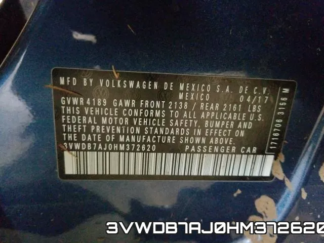 3VWDB7AJ0HM372620 фото 2