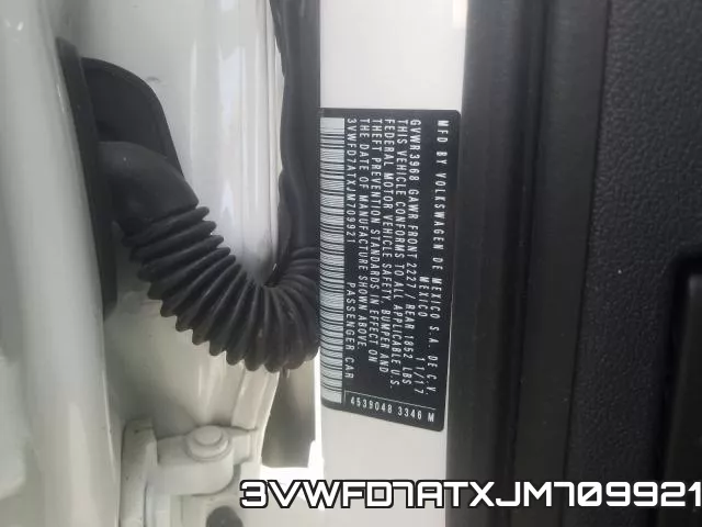 3VWFD7ATXJM709921 фото 2