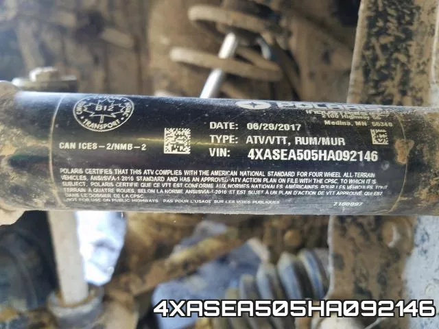 4XASEA505HA092146 фото 2