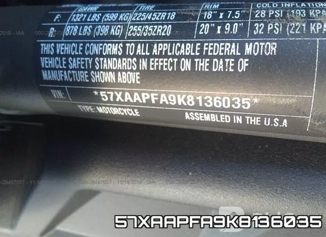 57XAAPFA9K8136035 фото 2