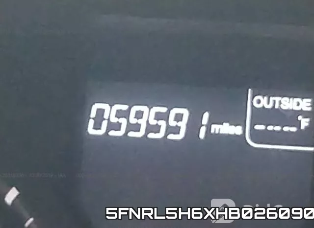 5FNRL5H6XHB026090 фото 8