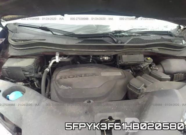 5FPYK3F61HB020580 фото 2