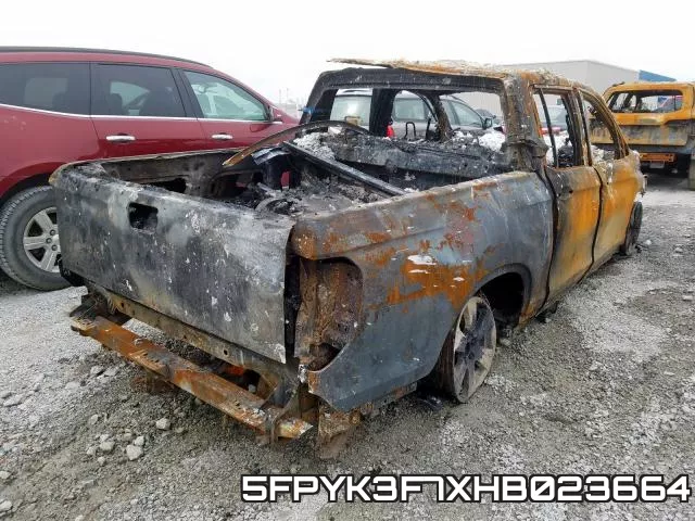 5FPYK3F7XHB023664 фото 5