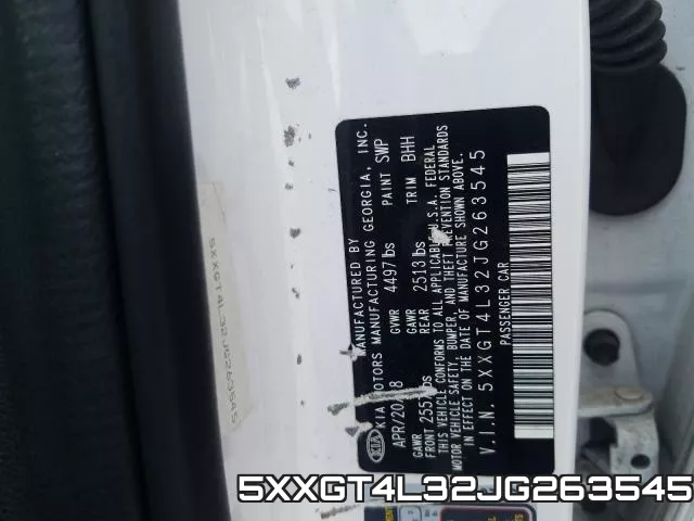 5XXGT4L32JG263545 фото 2