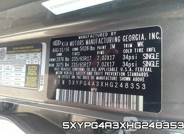 5XYPG4A3XHG248353 фото 10