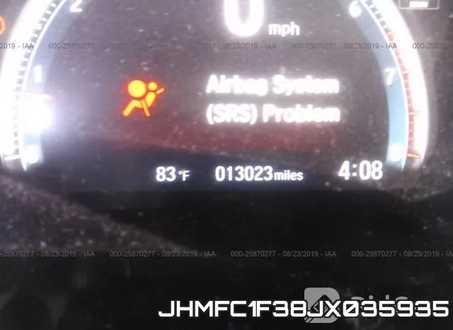 JHMFC1F38JX035935 фото 8