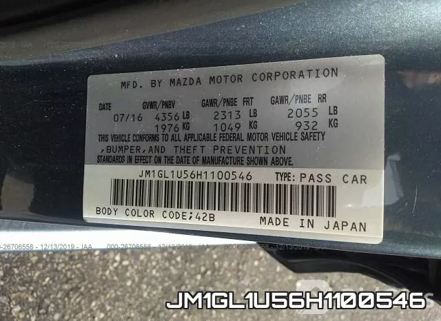JM1GL1U56H1100546 фото 10