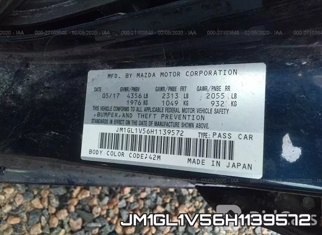 JM1GL1V56H1139572 фото 10