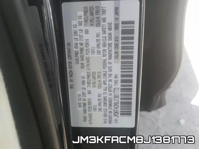 JM3KFACM8J1381773 фото 2