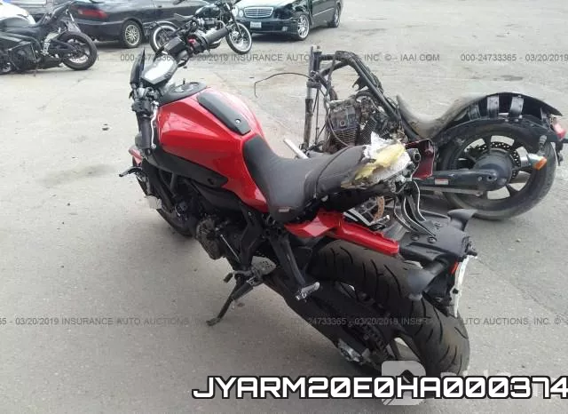 JYARM20E0HA000374 фото 4
