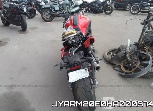 JYARM20E0HA000374 фото 7