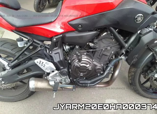 JYARM20E0HA000374 фото 9