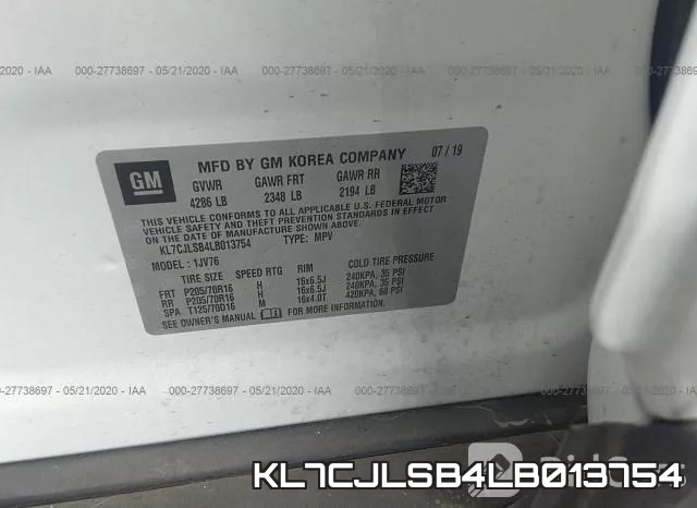 KL7CJLSB4LB013754 фото 10