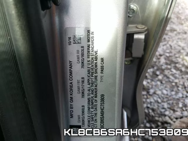 KL8CB6SA6HC753809 фото 2
