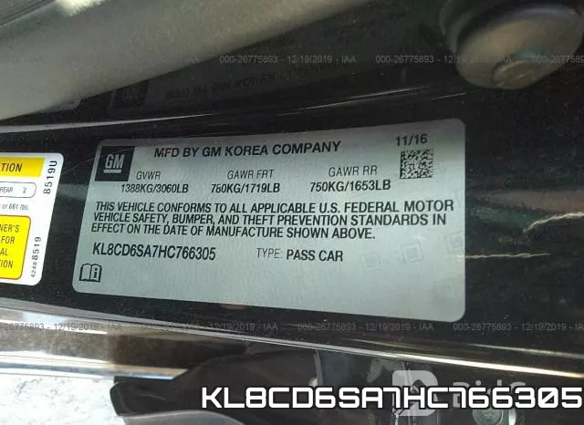KL8CD6SA7HC766305 фото 10