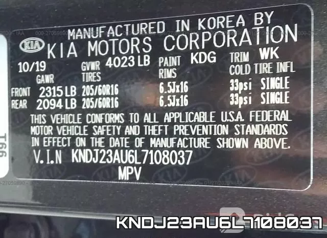 KNDJ23AU6L7108037 фото 10