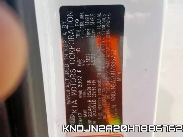 KNDJN2A20H7886762 фото 2