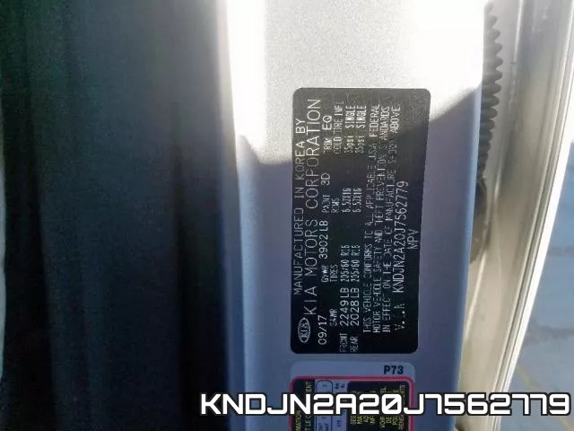 KNDJN2A20J7562779 фото 2